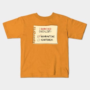 I survived quarantine Kids T-Shirt